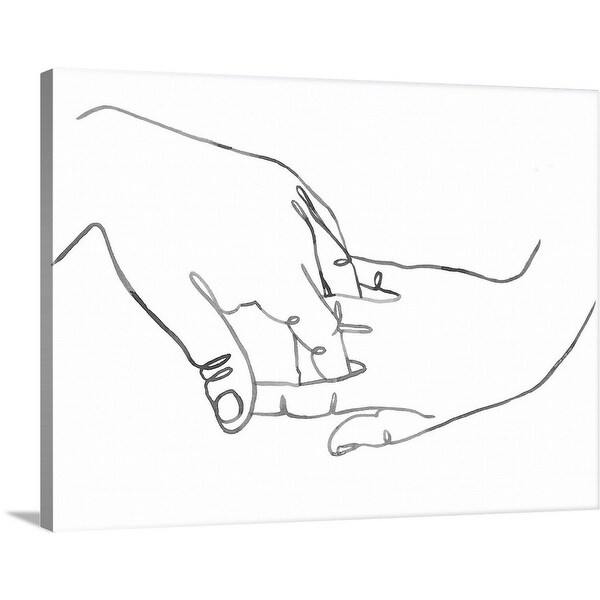 "Gestures in Hand II" Canvas Wall Art