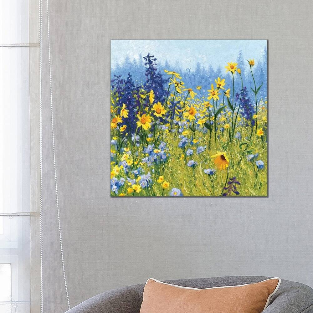 iCanvas 'Joyful in July III' by Shirley Novak Canvas Print