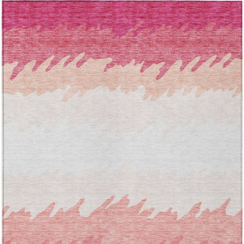 HomeRoots Striped Transitional Rectangle Outdoor Rug