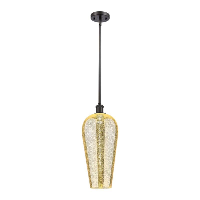 Innovations Lighting Endless Possibilities Ballston - Chelsea - 1 Light 8" Stem Hung Mini Pendant - Mercury/Oil Rubbed Bronze