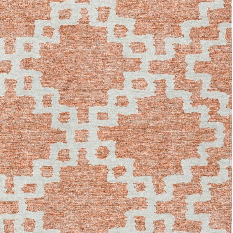 HomeRoots Geometric Transitional Rectangle Outdoor Rug