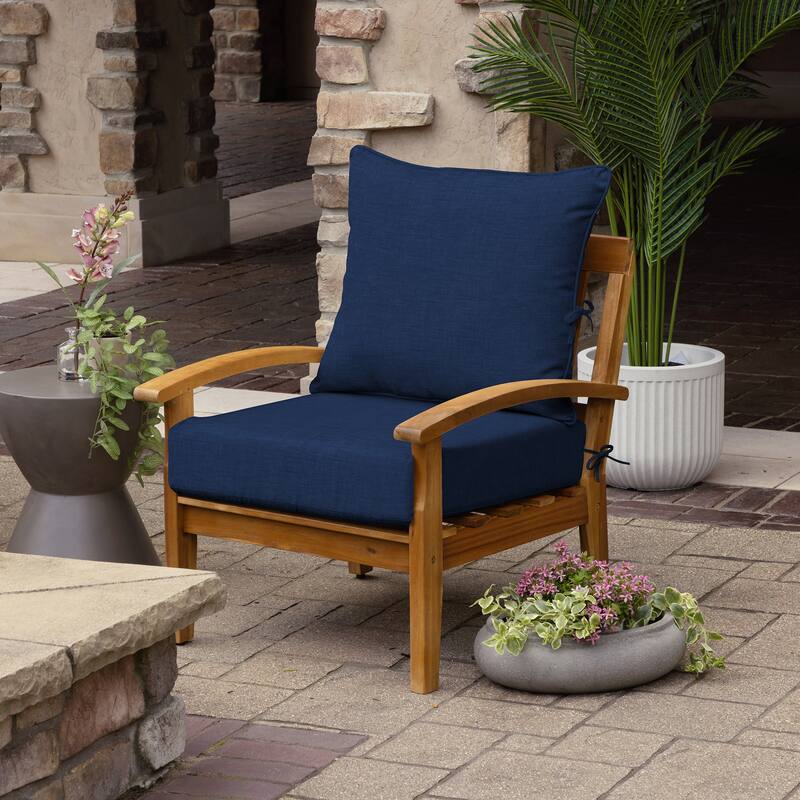 ARDEN Foam Outdoor Deep Seat Cushion Set, 24 x 24