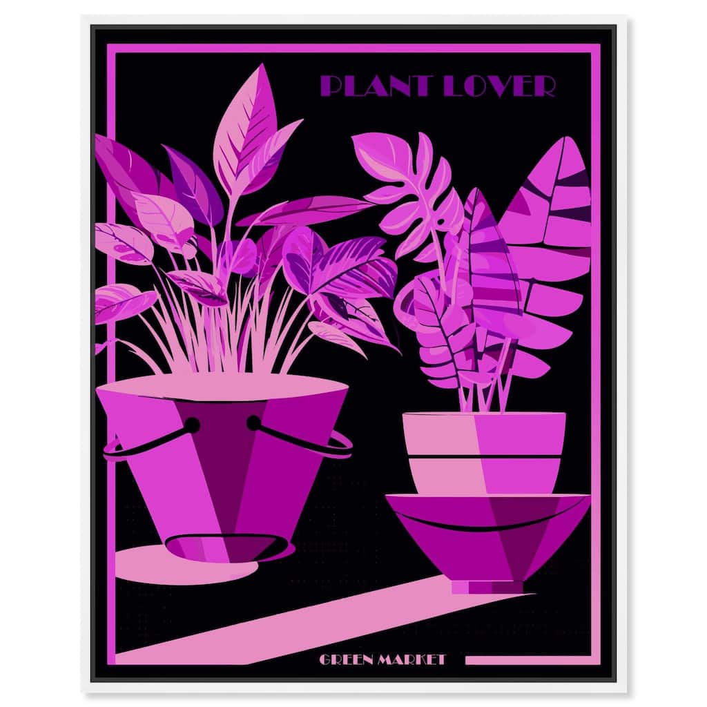 Plant Lover Canvas by Art Remedy