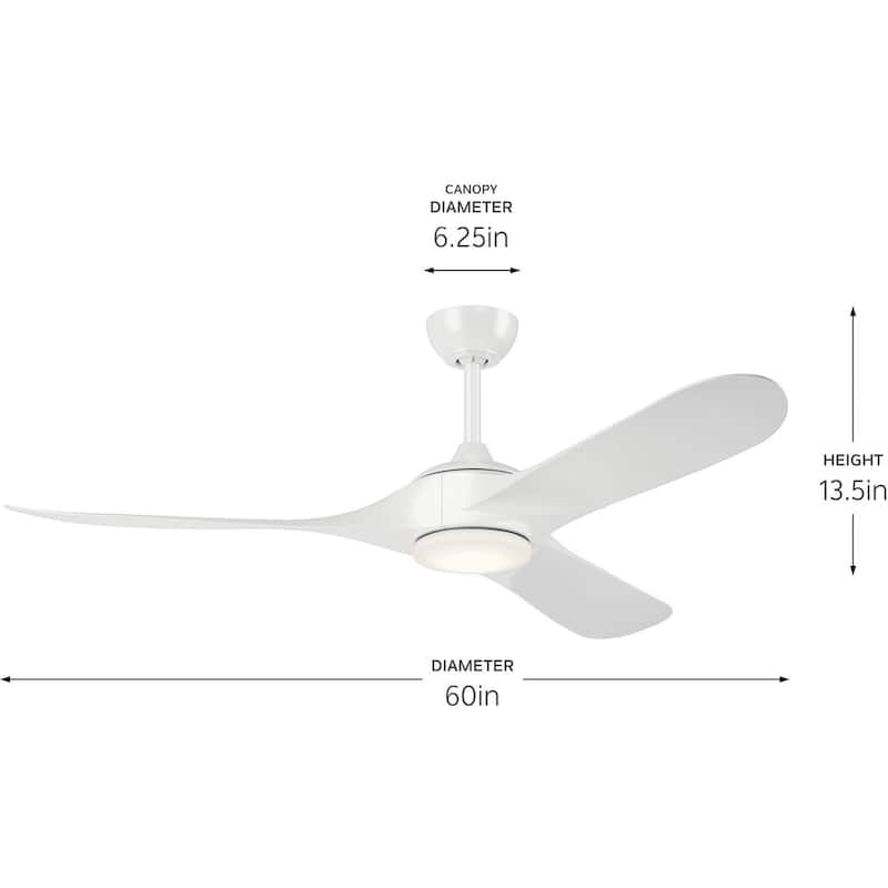Kichler 310660 Mylo 60" 3 Blade Indoor / Outdoor Ceiling Fan