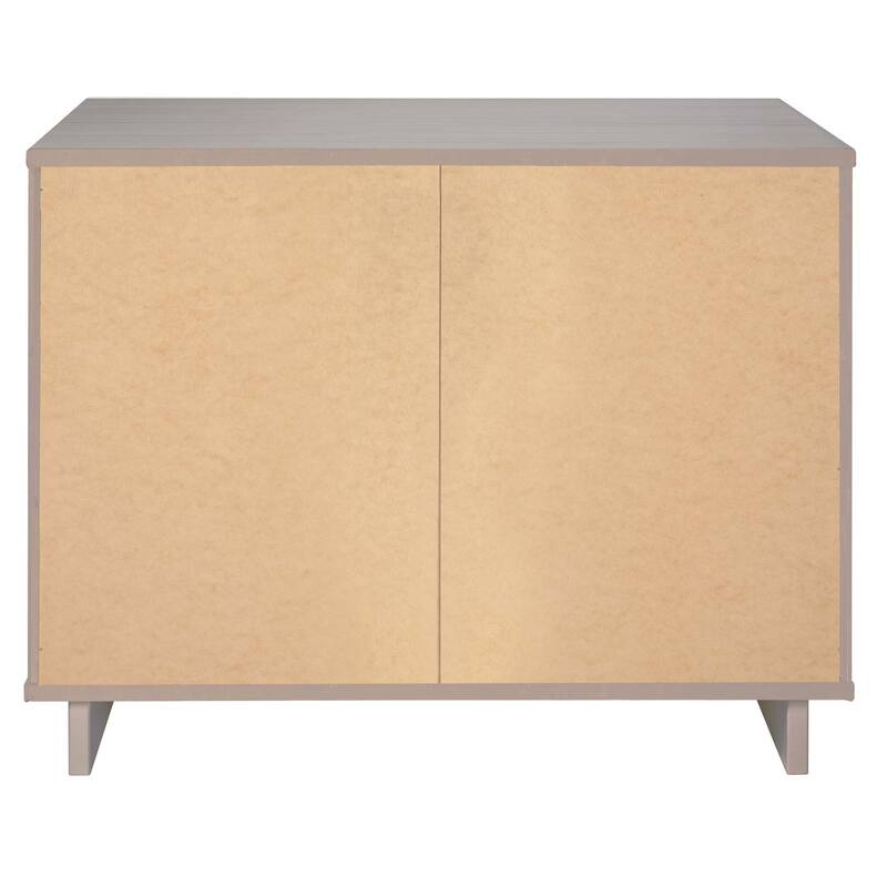 Manhattan Comfort 3-Piece Granville Modern Solid Wood Dresser Chest and Nighstand Set.