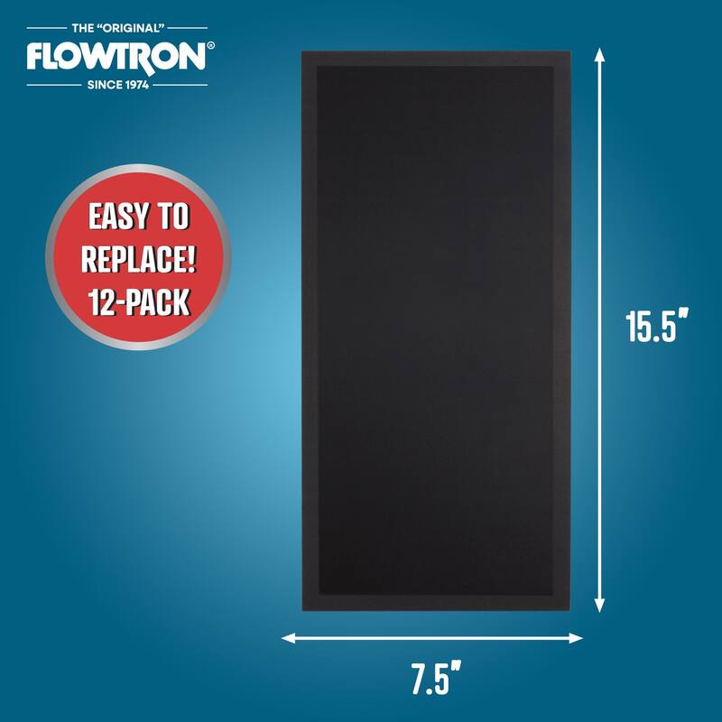 Flowtron Replacement Adhesive Fly Sticky Board (Pack of 12) for FC-4400 and FC-4800
