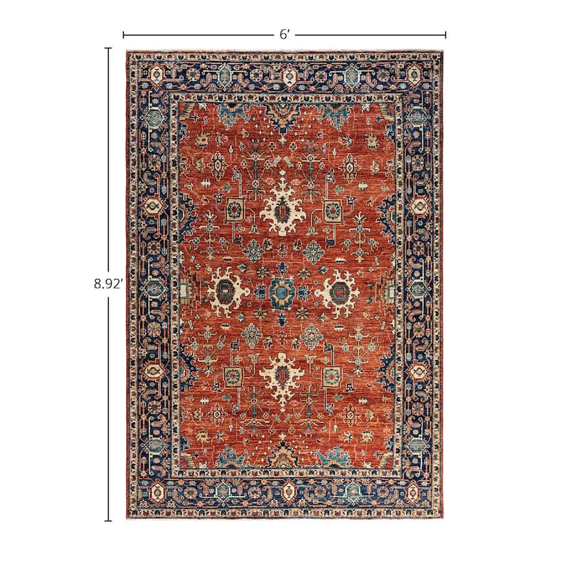 Serapi, One-of-a-Kind Hand-Knotted Area Rug - 6' 0" x 8' 11"
