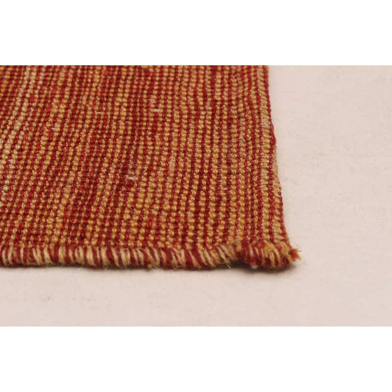 ECARPETGALLERY Flat-Weave Ankara FW Copper Wool Kilim - 8'1 x 9'10