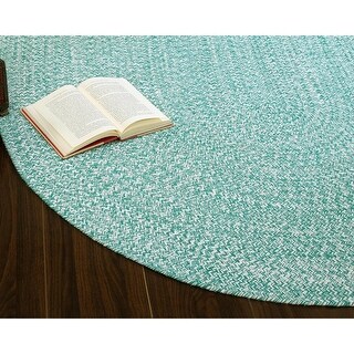Country Farmhouse Braided Cotton Handmade Area Rug