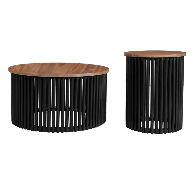 Christopher Knight Home- Taylor Acacia Wood Table Set