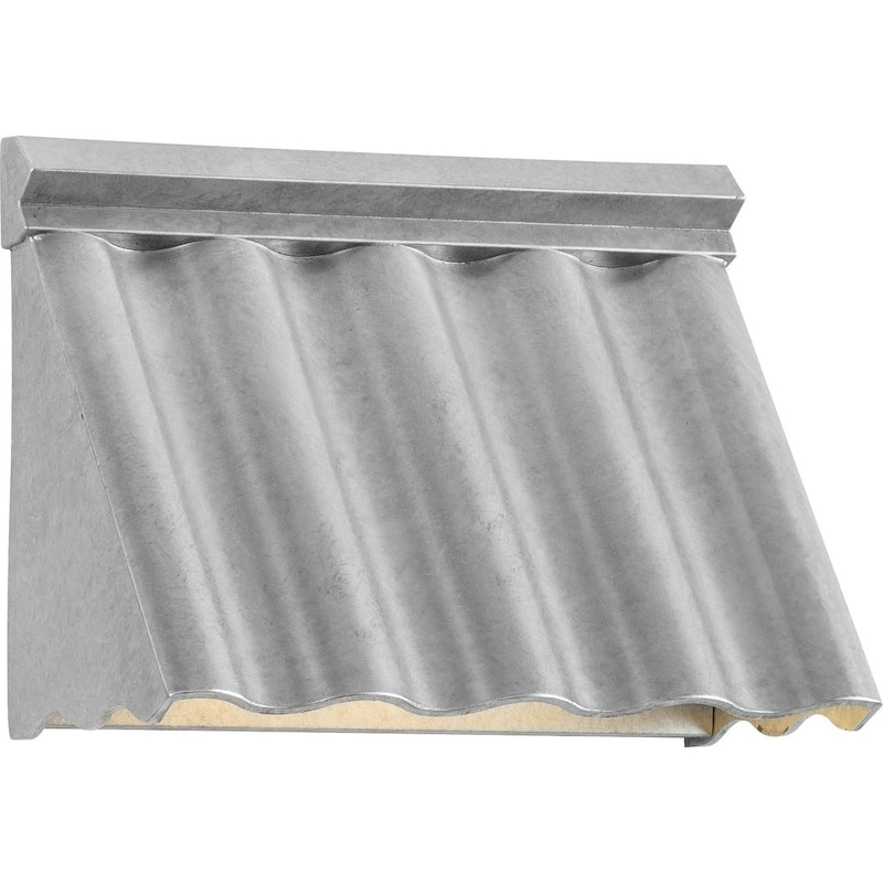 POINT DUME® Wakecrest LED Galvanized Finish Outdoor Wall Lantern with DURASHIELD - 9 in x 3.875 in x 6.625 in - 9 in x 3.875 in x 6.625 in