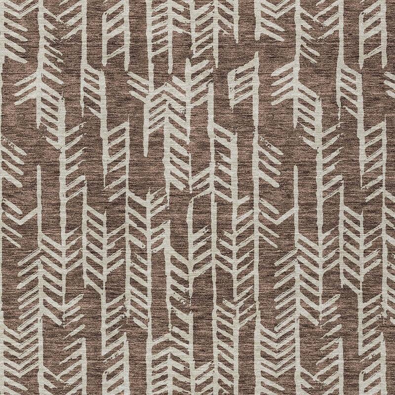 HomeRoots Tribal Transitional Rectangle Outdoor Rug