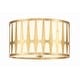 preview thumbnail 1 of 7, Crystorama Lighting Group ROY-800 Royston 3 Light 18" Wide Flush Mount Antique Gold