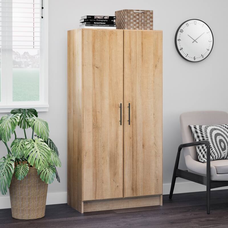 Prepac 'Winslow Elite' 32-inch Brown Storage Cabinet - 32 Inch - 32 Inch