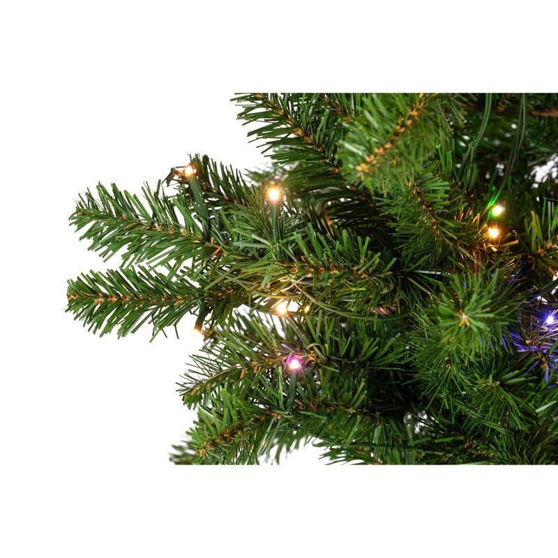 Stunning 5 Foot Prelit Alpine Tree with Dual Color LED Lights