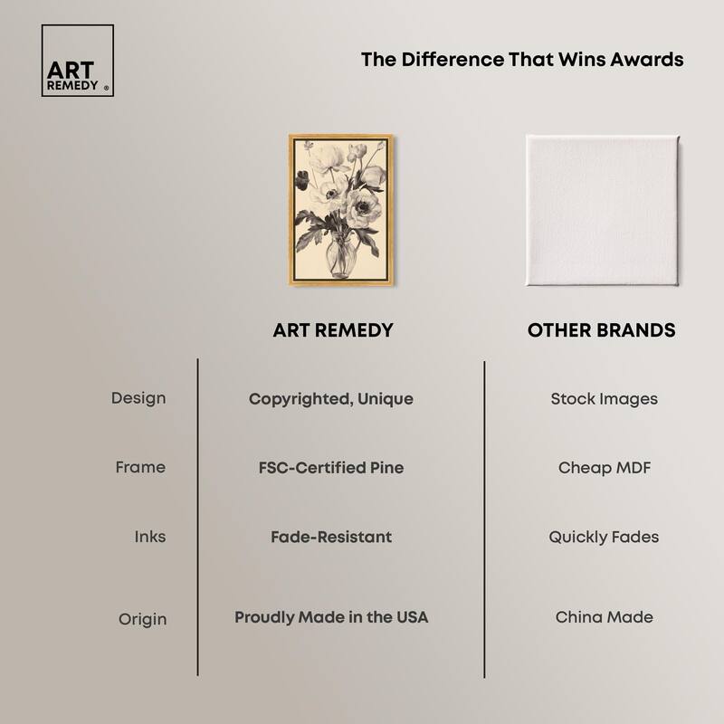 Herbarium's Hush III Canvas by Art Remedy
