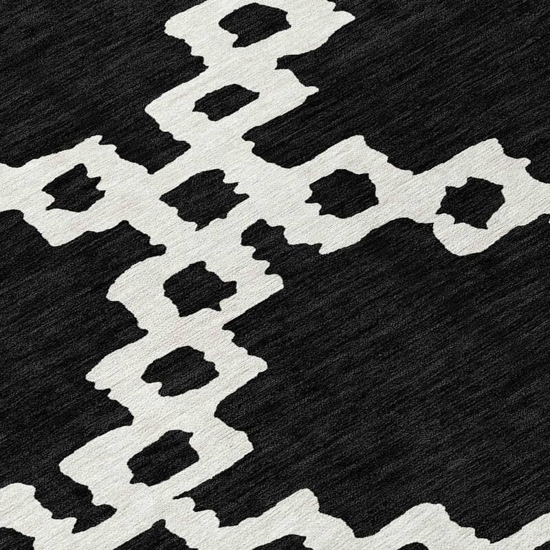 HomeRoots Geometric Transitional Rectangle Outdoor Rug