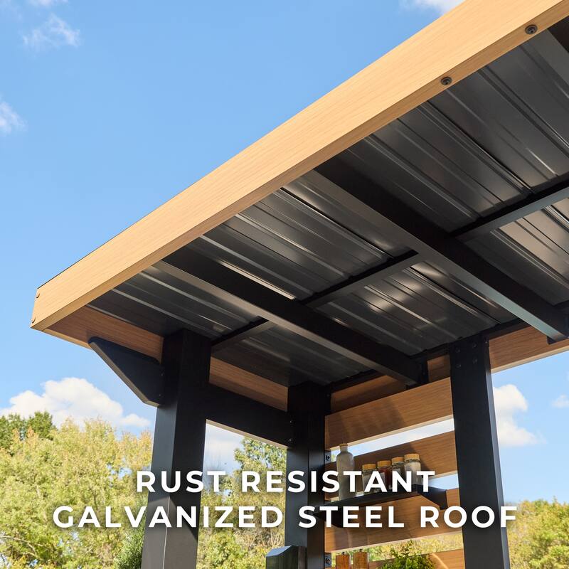 Backyard Discovery Fusion Flame 2 Outdoor Kitchen, Grill, Pizza Oven