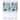 Tropical Leaf Shower Curtain Peva Green Liner 71"W x 71"H