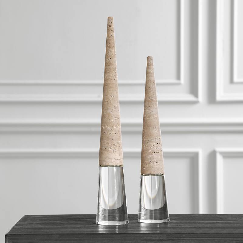 Uttermost Stoney Point, Sculptures, Set of 2 - 19.75'' H X 3'' W X 3'' D