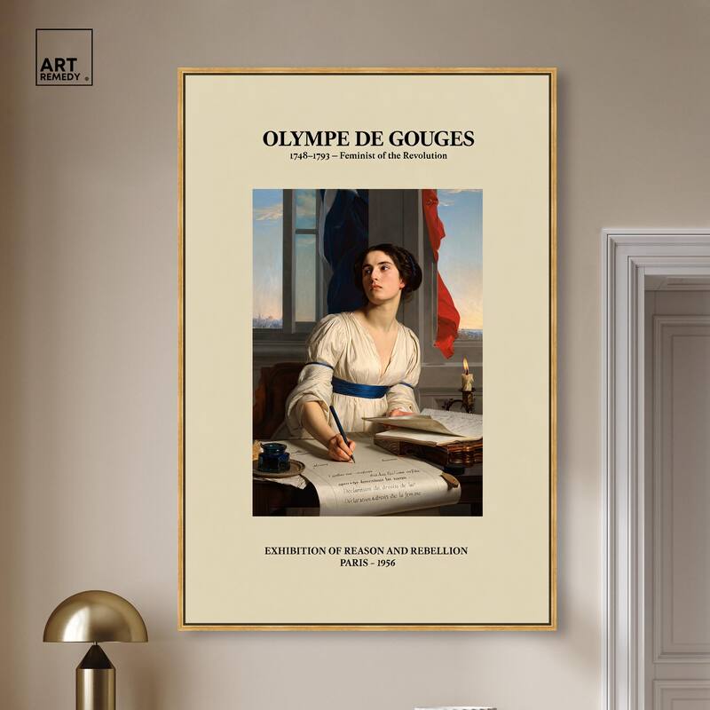 Intellectual Olympe Canvas by Art Remedy