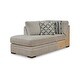 preview thumbnail 8 of 6, Signature Design by Ashley Calnita Beige 2-Piece Sectional with Chaise - 125" W x 88" D x 41" H