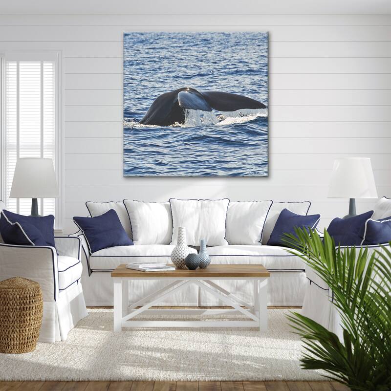 Ready2HangArt 'Whale' Wrapped Canvas Wall Art
