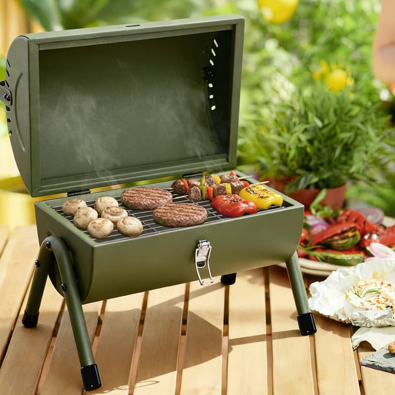 Royal Gourmet CC1015L Portable Charcoal Grill with Four Air Vents