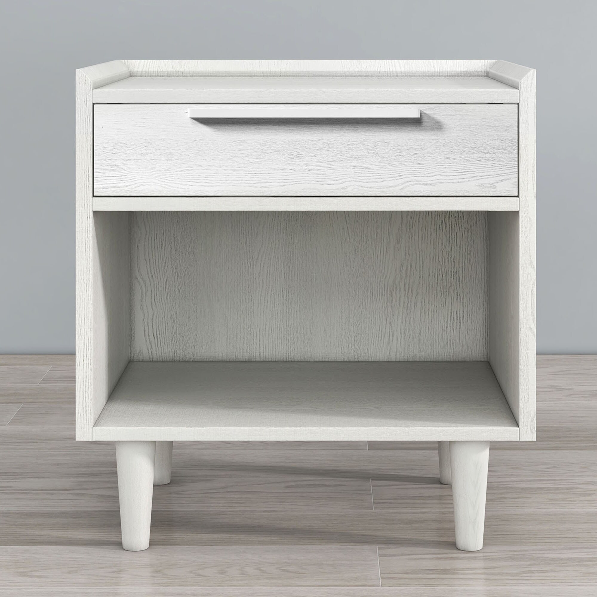 White modern discount nightstand target