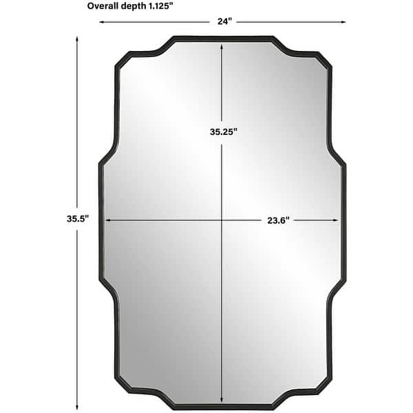 Uttermost 09753 Casmus 24" W x 35-1/2" H Contemporary Rectangular