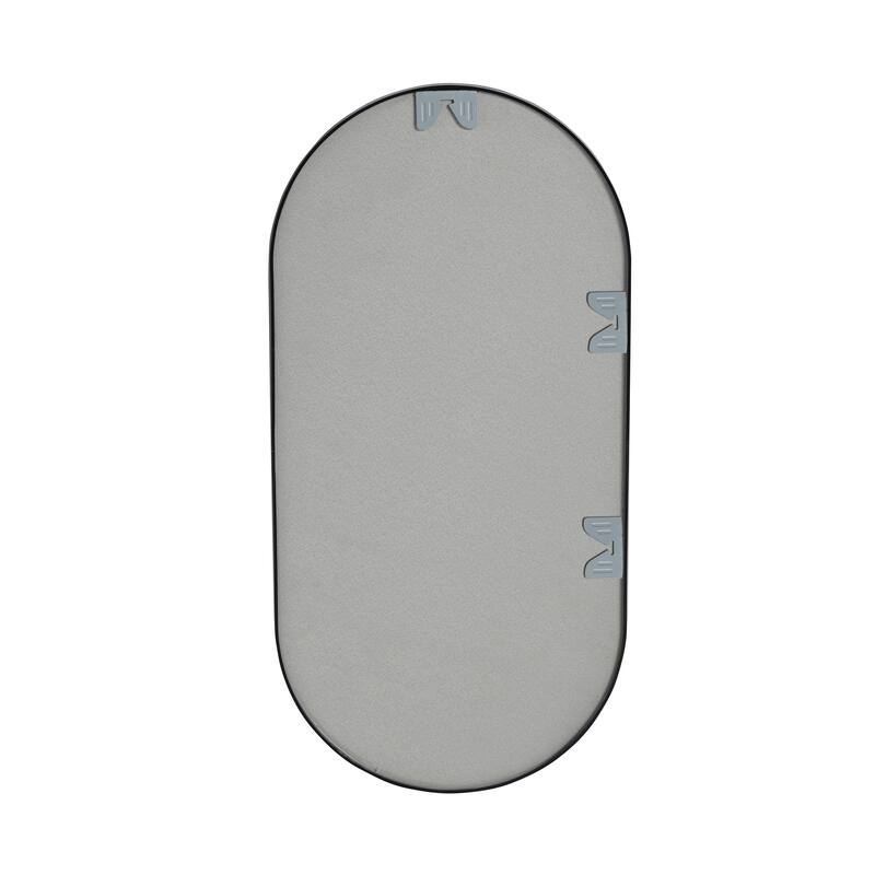 18 x 35 Inch Bathroom Mirror Black Aluminum Frame,Wall-Mounted Vanity Mirrors