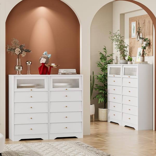 slim fit dress slacks Manhattan Comfort Jasper Full Extension Tall Dresser and Double Wide D main image 1