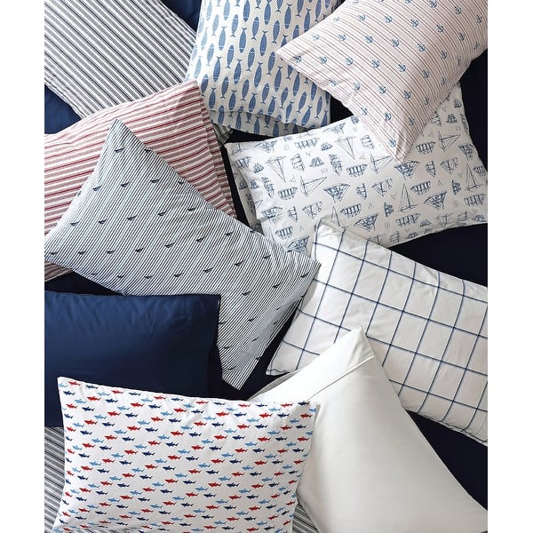 Nautica Cotton Percale Deep Pocket Bed Sheet Sets