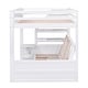 preview thumbnail 11 of 27, Full Size Futon Bunk Beds Lower Beds Convertible Daybed with Drawers