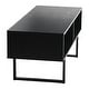 preview thumbnail 18 of 26, Household Essentials Rectangular TV Stand Coffee Table and Storage - 15.8"L x 39.4"W x 15.8"H
