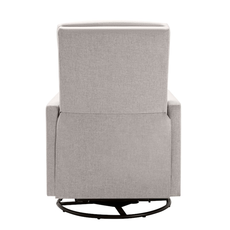 Modern Upholstered Swivel Rocker Recliner