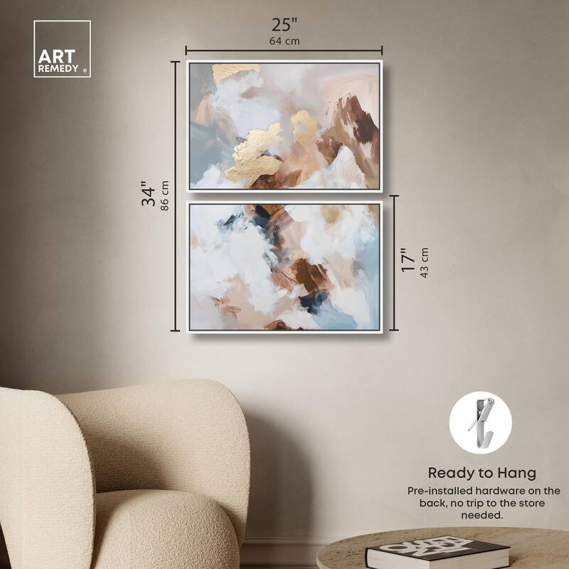 Earth's Palette II Canvas Set of 2 by Art Remedy