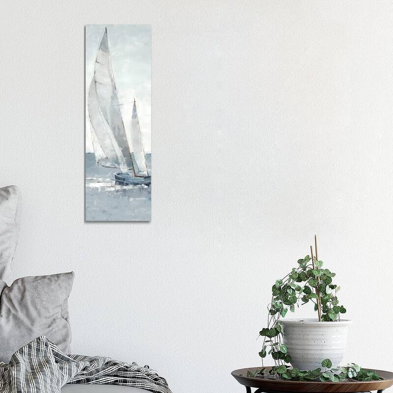 iCanvas "Grey Seas I" by Ethan Harper Canvas Print - 36x12x1.5