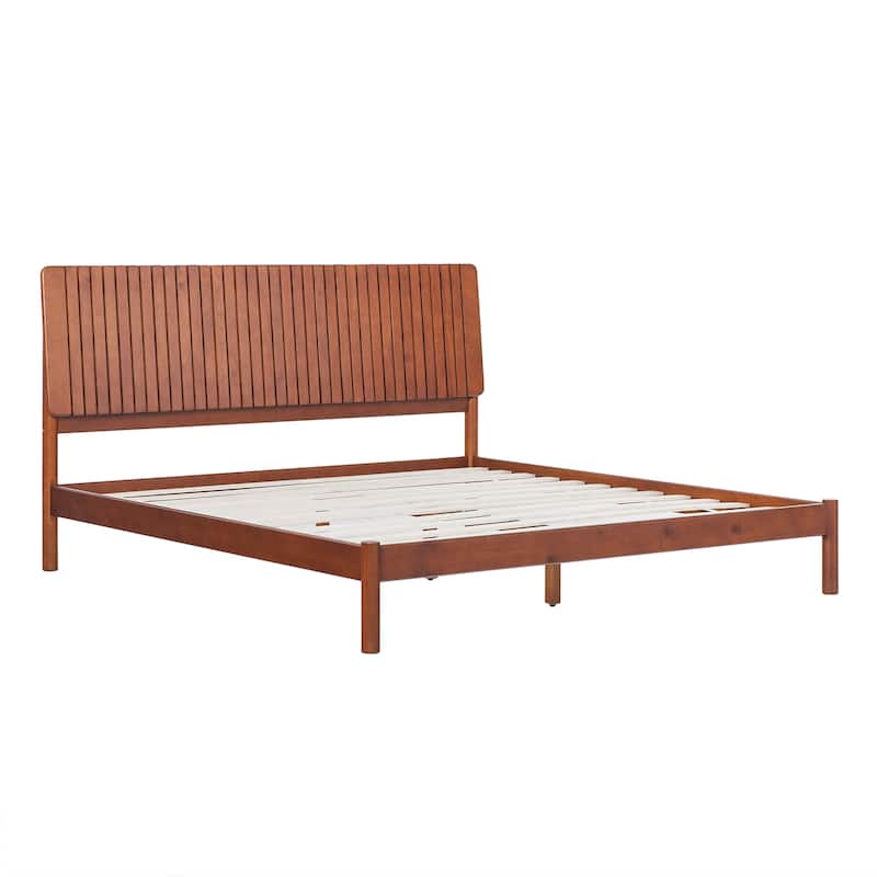 Middlebrook Designs Slatted Headboard Modern King Bed