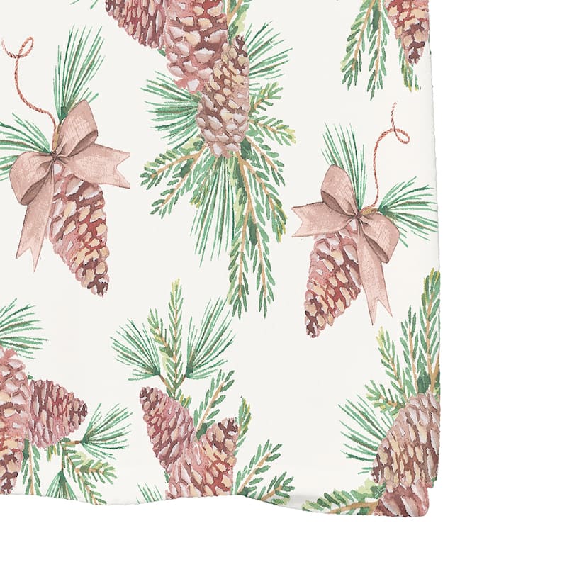 Greenery 18 x 30 Inch Holiday Print Kitchen Towel