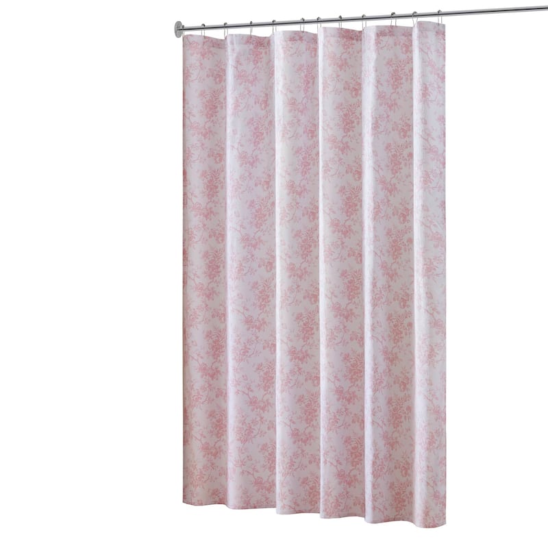 Laura Ashley Walled Garden Shower Curtain -- slub dobby 180gsm