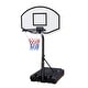 preview thumbnail 2 of 18, 3.1-4.7ft Outdoor Portable Poolside Swimming Pool Basketball Hoop System