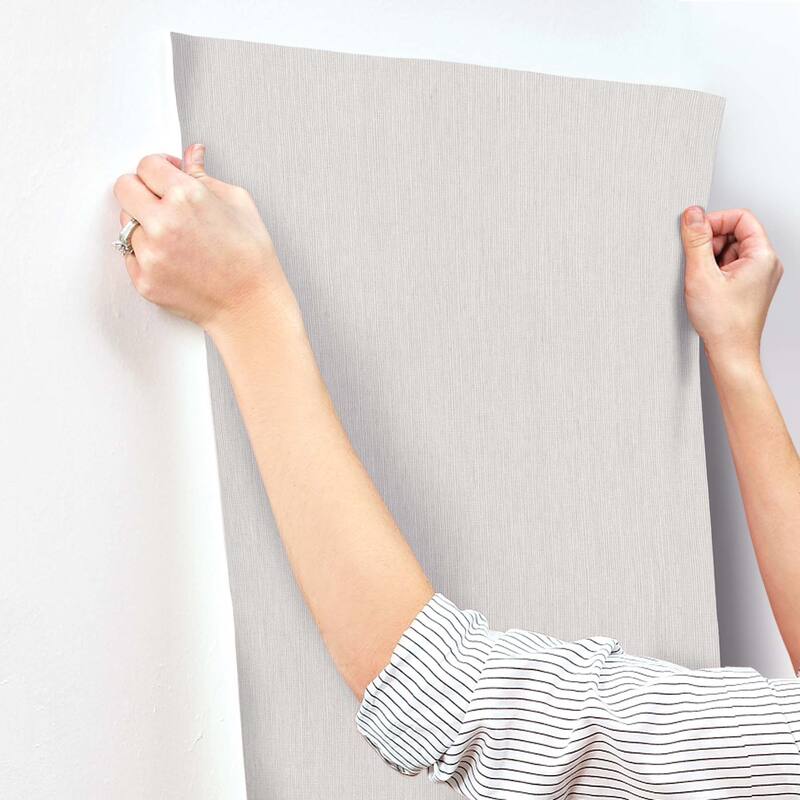 York Wallcoverings Lilah Warm Grey Wallpaper