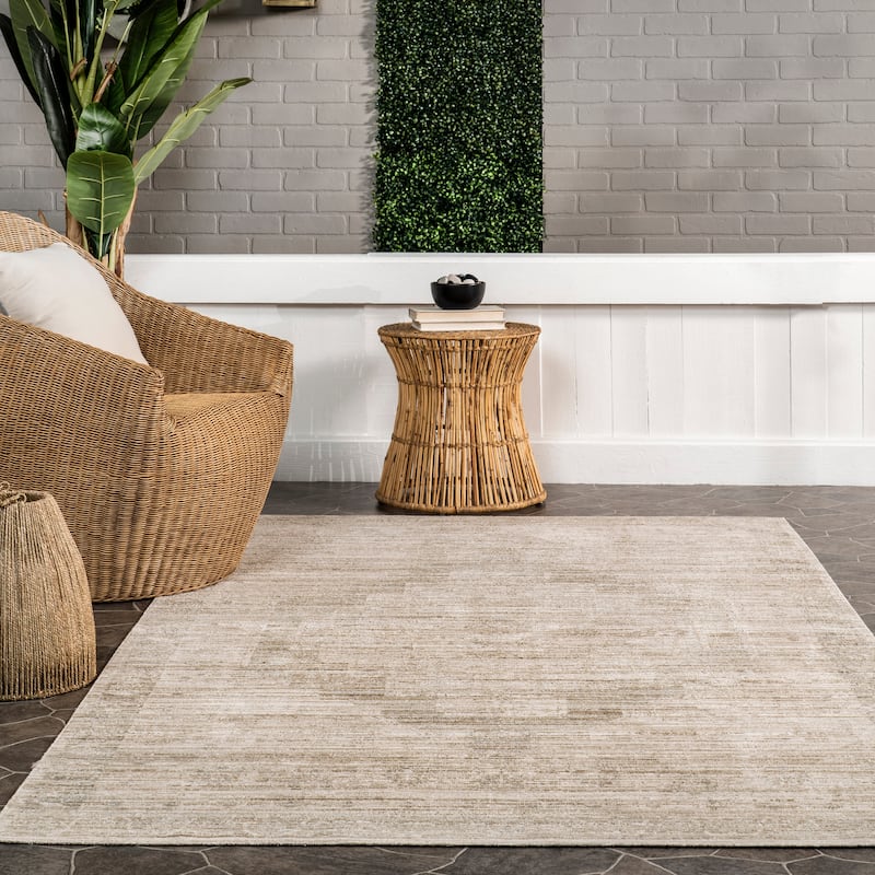 Nuloom Lotus Vintage Machine Washable Indoor/Outdoor Area Rug