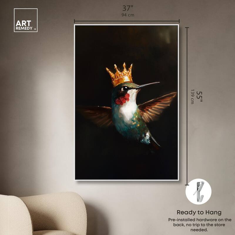 Royal Bird I Canvas by Art Remedy