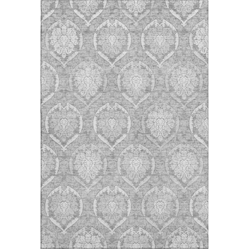 Premium Washable Super Soft Damask Imprints Mayfield Rug