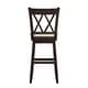 preview thumbnail 23 of 65, Eleanor Double X Back Wood Swivel Bar Stool by iNSPIRE Q Classic