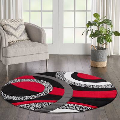 Orelsi Collection Abstract Area Rug