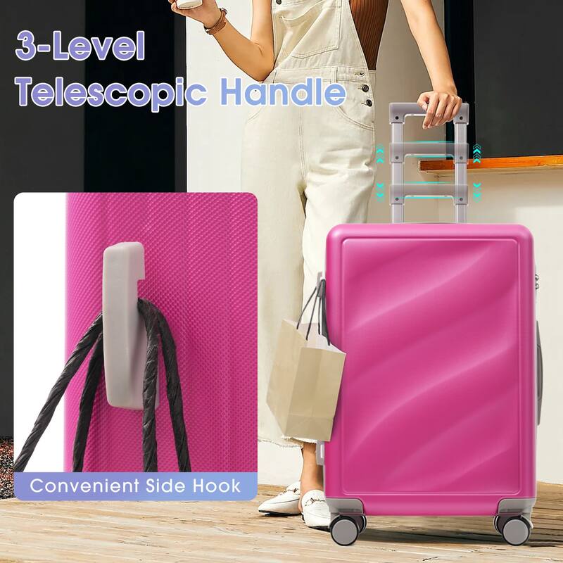 Luggage Set 3 Piece,Lightweight Durable ABS Suitcases with Spinner Wheels and TSA Lock,Carry-on & Checked Luggage(20"/24"/28")