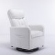 preview thumbnail 21 of 33, Fabric Swivel Gilder Chair With Pocket